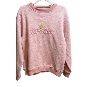Renegade Club Heathered Pink Sedona Arizona Souvenir Sweatshirt Sz M‎
